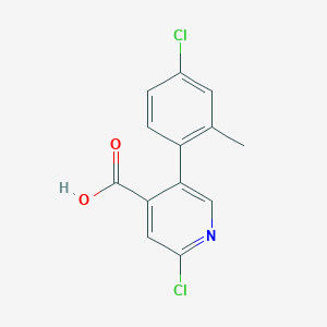 molecular formula C13H9Cl2NO2 B6390203 MFCD18317637 CAS No. 1261920-62-0