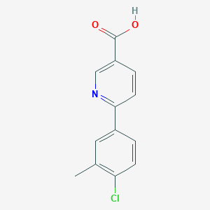 6-(4-Chloro-3-methylphenyl)pyridine-3-carboxylic acid