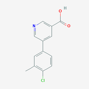 5-(4-Chloro-3-methylphenyl)pyridine-3-carboxylic acid