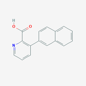 molecular formula C16H11NO2 B6390266 3-(Naphthalen-2-yl)picolinic acid CAS No. 1261920-78-8