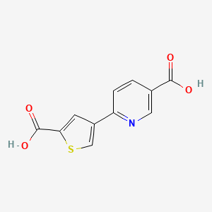 molecular formula C11H7NO4S B6390331 MFCD18317671 CAS No. 1261964-49-1