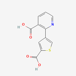 molecular formula C11H7NO4S B6390353 MFCD18317669 CAS No. 1261932-86-8