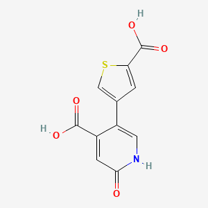 molecular formula C11H7NO5S B6390363 MFCD18317679 CAS No. 1261909-78-7