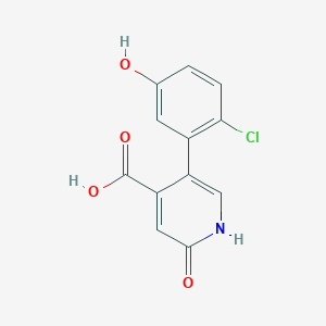 molecular formula C12H8ClNO4 B6390420 MFCD18317696 CAS No. 1261962-29-1