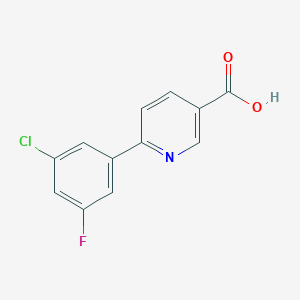 6-(3-Chloro-5-fluorophenyl)pyridine-3-carboxylic acid