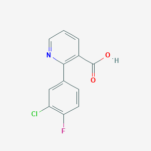 2-(3-Chloro-4-fluorophenyl)pyridine-3-carboxylic acid