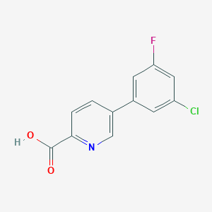 5-(3-Chloro-5-fluorophenyl)picolinic acid