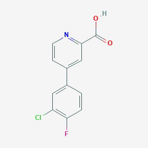 4-(3-Chloro-4-fluorophenyl)picolinic acid