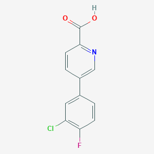 5-(3-Chloro-4-fluorophenyl)picolinic acid