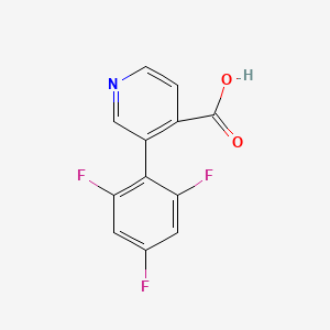 3-(2,4,6-Trifluorophenyl)pyridine-4-carboxylic acid