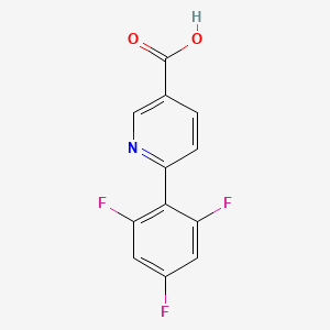 6-(2,4,6-Trifluorophenyl)pyridine-3-carboxylic acid