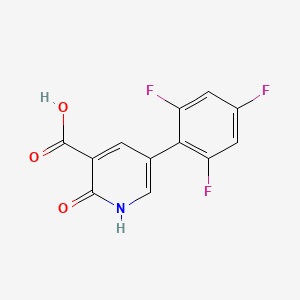 2-Hydroxy-5-(2,4,6-trifluorophenyl)nicotinic acid