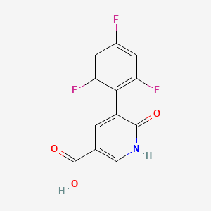 6-Hydroxy-5-(2,4,6-trifluorophenyl)nicotinic acid