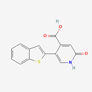 5-[Benzo(b)thiophen-2-yl]-2-hydroxyisonicotinic acid