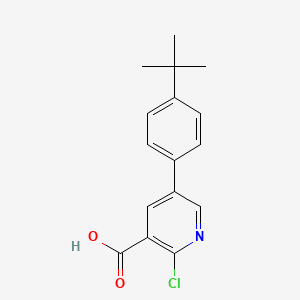 molecular formula C16H16ClNO2 B6390762 MFCD18317772 CAS No. 1261985-30-1