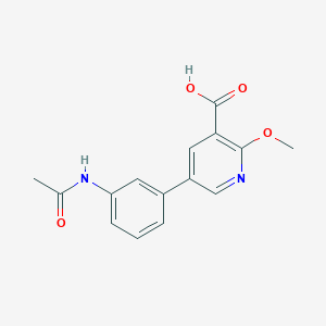 molecular formula C15H14N2O4 B6390787 MFCD18317786 CAS No. 1261962-81-5