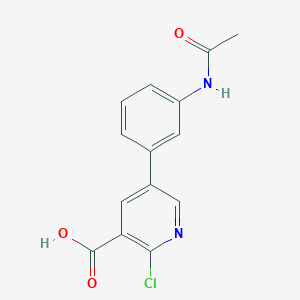 molecular formula C14H11ClN2O3 B6390801 MFCD18317787 CAS No. 1261950-49-5