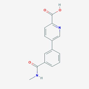 5-[3-(N-Methylaminocarbonyl)phenyl]picolinic acid