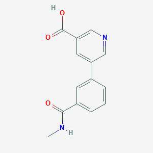 molecular formula C14H12N2O3 B6390848 MFCD18317792 CAS No. 1262001-00-2