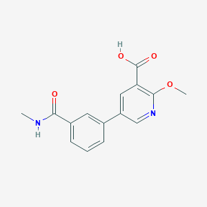 molecular formula C15H14N2O4 B6390866 MFCD18317803 CAS No. 1261979-42-3