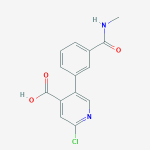 2-CHLORO-5-[3-(N-METHYLAMINOCARBONYL)PHENYL]ISONICOTINIC ACID