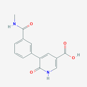 6-Hydroxy-5-[3-(N-methylaminocarbonyl)phenyl]nicotinic acid