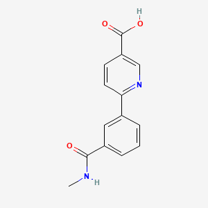 molecular formula C14H12N2O3 B6390903 MFCD18317793 CAS No. 1261962-83-7