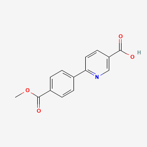 6-(4-Methoxycarbonylphenyl)nicotinic acid