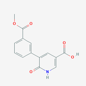 6-Hydroxy-5-(3-methoxycarbonylphenyl)nicotinic acid