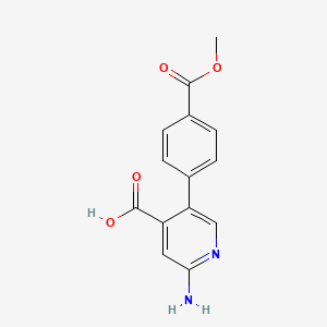 molecular formula C14H12N2O4 B6391011 MFCD18317812 CAS No. 1261923-00-5