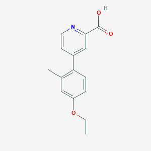 4-(4-Ethoxy-2-methylphenyl)picolinic acid