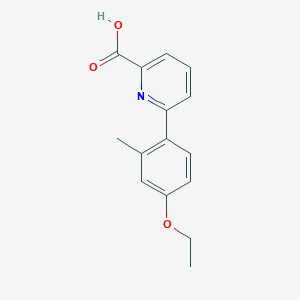 6-(4-Ethoxy-2-methylphenyl)picolinic acid