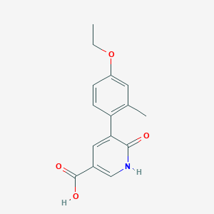 5-(4-Ethoxy-2-methylphenyl)-6-hydroxynicotinic acid