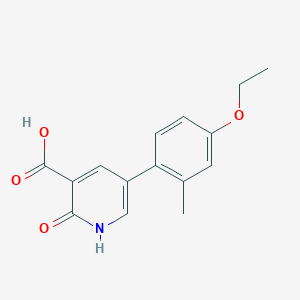 5-(4-Ethoxy-2-methylphenyl)-2-hydroxynicotinic acid