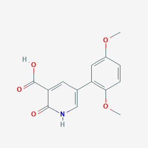 5-(2,5-Dimethoxyphenyl)-2-hydroxynicotinic acid