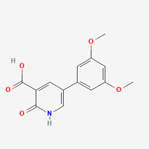 5-(3,5-Dimethoxyphenyl)-2-hydroxynicotinic acid