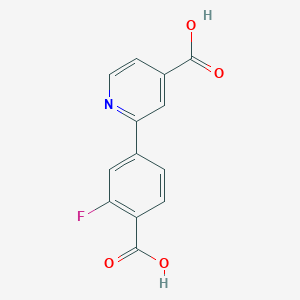 2-(4-Carboxy-3-fluorophenyl)isonicotinic acid