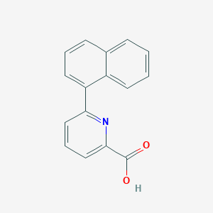 molecular formula C16H11NO2 B6391735 6-(Naphthalen-1-YL)picolinic acid CAS No. 1261980-03-3