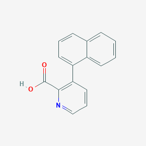 molecular formula C16H11NO2 B6391737 3-(Naphthalen-1-yl)picolinic acid CAS No. 1261955-57-0