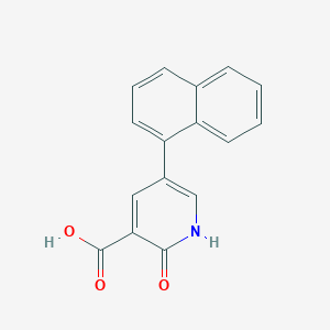 2-Hydroxy-5-(naphthalen-1-yl)nicotinic acid