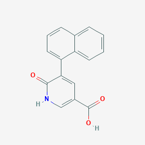 6-Hydroxy-5-(naphthalen-1-yl)nicotinic acid