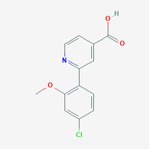 2-(4-Chloro-2-methoxyphenyl)pyridine-4-carboxylic acid