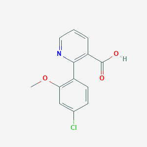 2-(4-Chloro-2-methoxyphenyl)pyridine-3-carboxylic acid