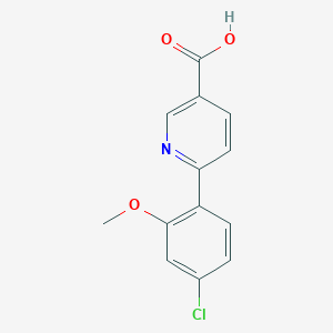 6-(4-Chloro-2-methoxyphenyl)pyridine-3-carboxylic acid