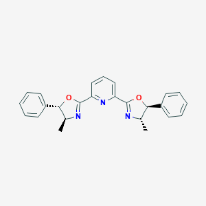 molecular formula C25H23N3O2 B063920 2,6-双[(4S,5S)-4-甲基-5-苯基-2-恶唑啉基]吡啶 CAS No. 185346-20-7