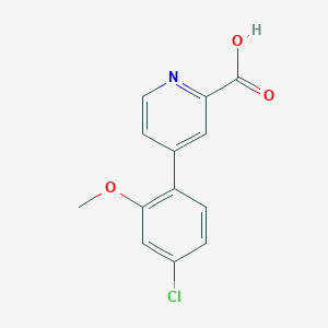 4-(4-Chloro-2-methoxyphenyl)picolinic acid, 95%