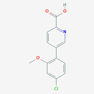 5-(4-Chloro-2-methoxyphenyl)picolinic acid, 95%