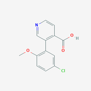 3-(5-Chloro-2-methoxyphenyl)pyridine-4-carboxylic acid