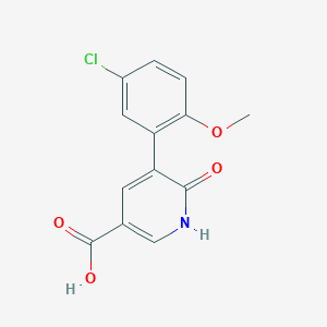 5-(5-Chloro-2-methoxyphenyl)-6-hydroxynicotinic acid