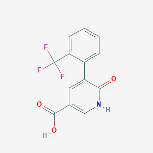 6-Hydroxy-5-(2-trifluoromethylphenyl)nicotinic acid